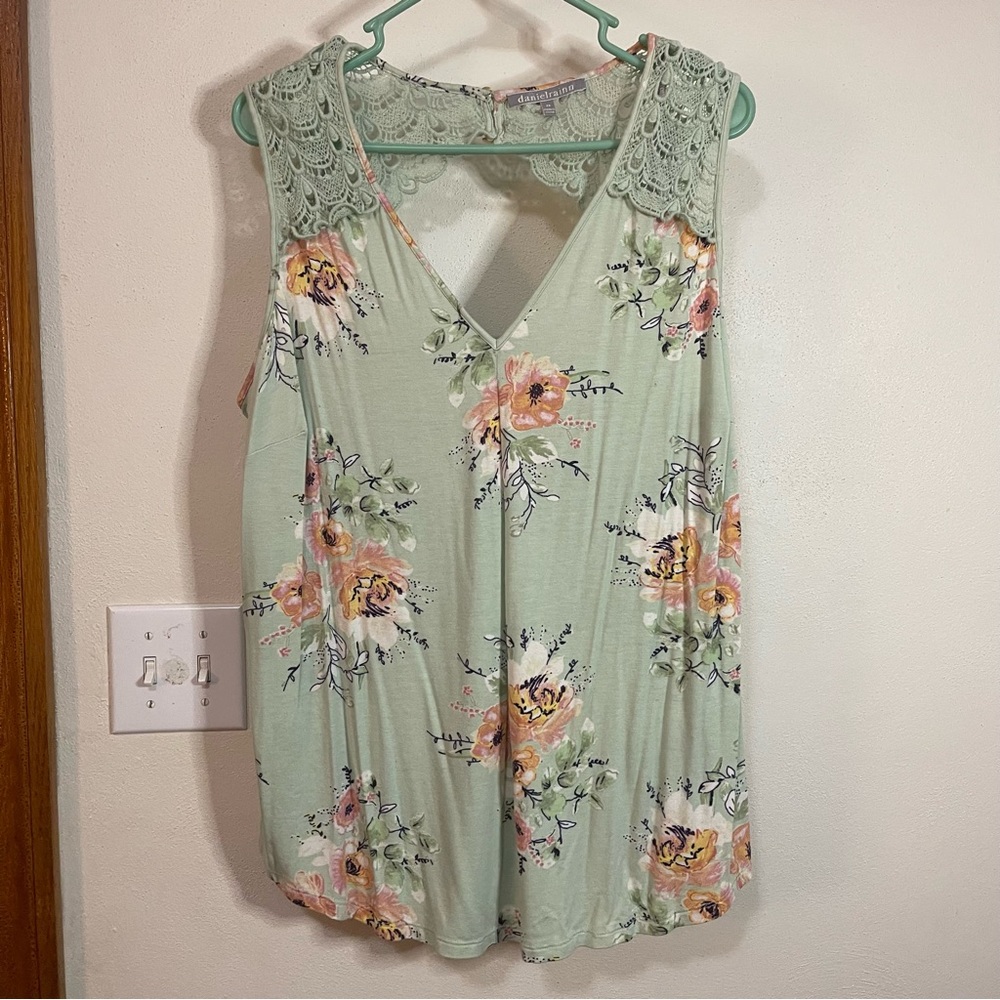 Floral and Lace Shirt